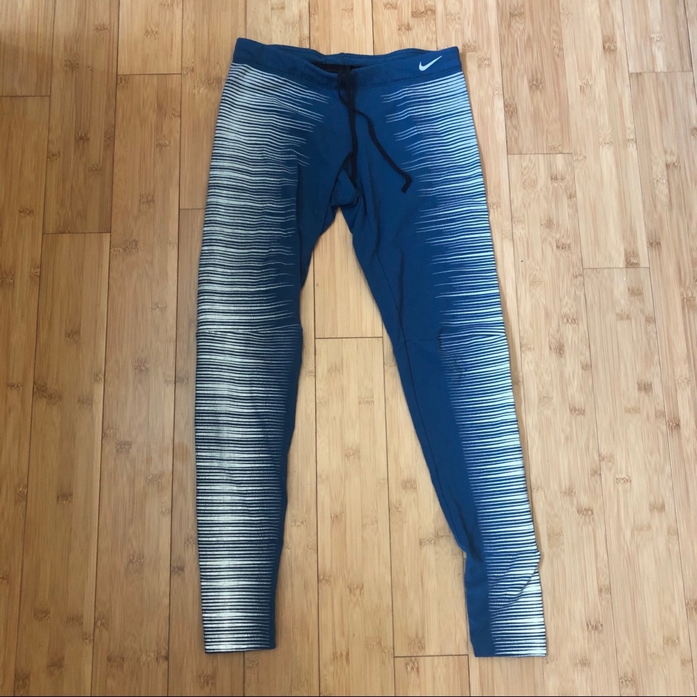 Nike teal/blue leggings S